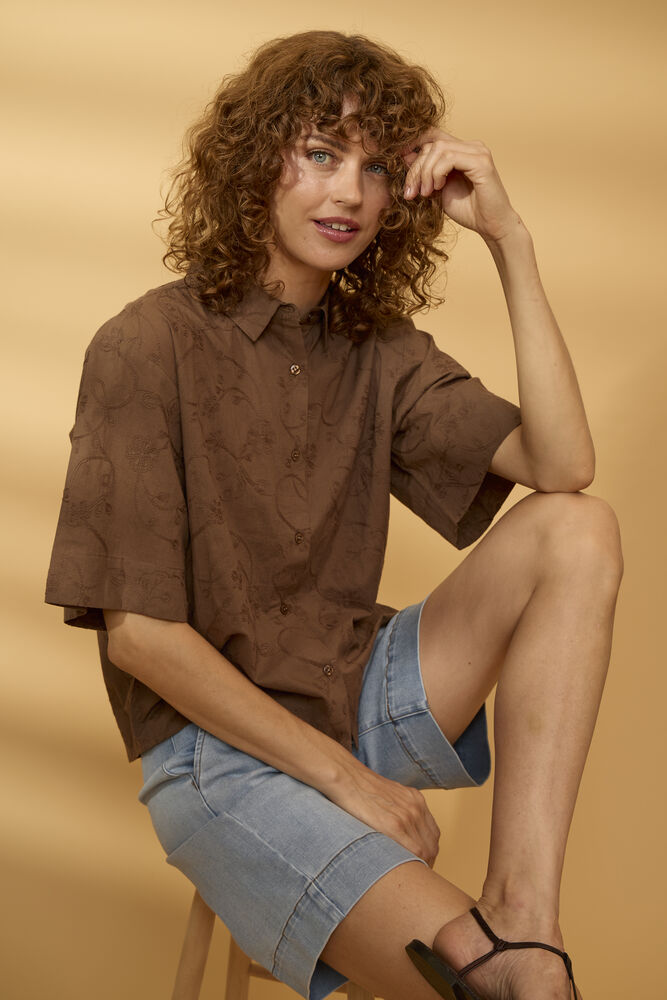 Fransa Emmy Shirt - Mountain Trail