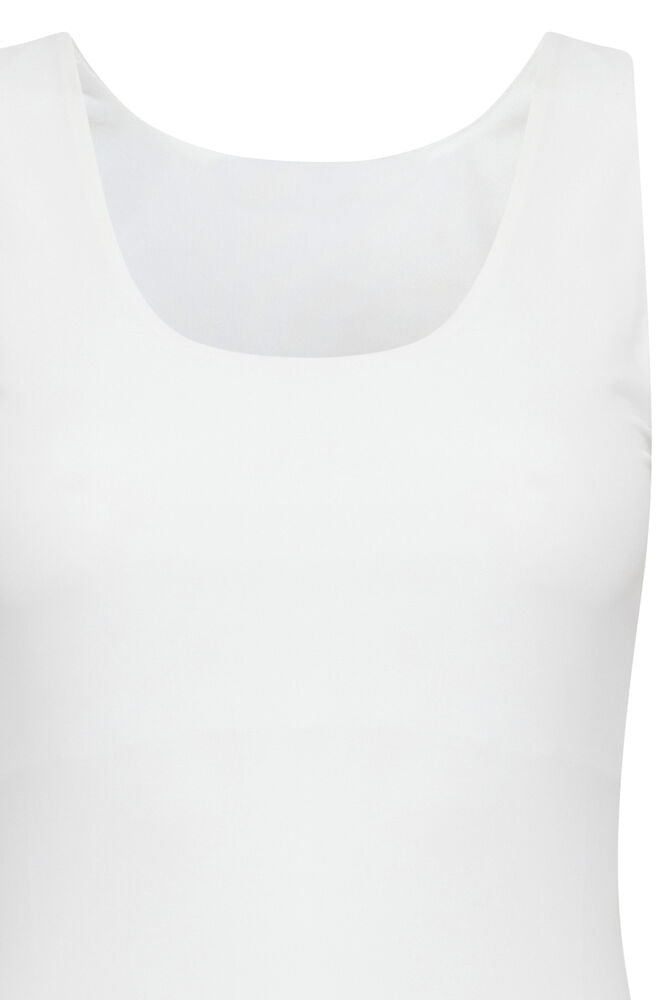 ICHI Gro Vest Top - Cloud Dancer