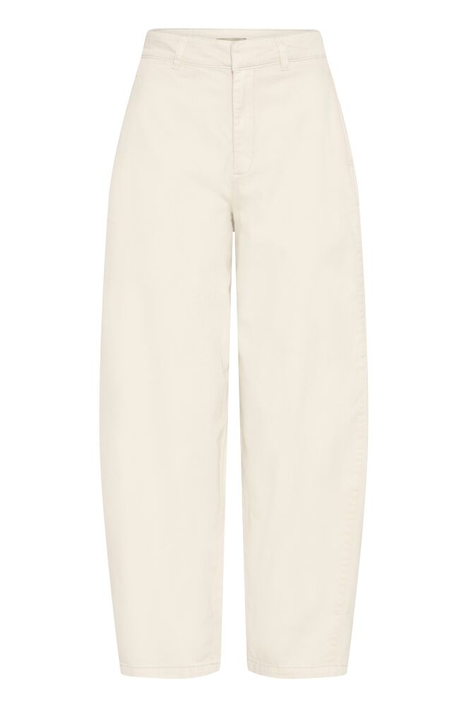 Fransa Twill Pants - Whisper White