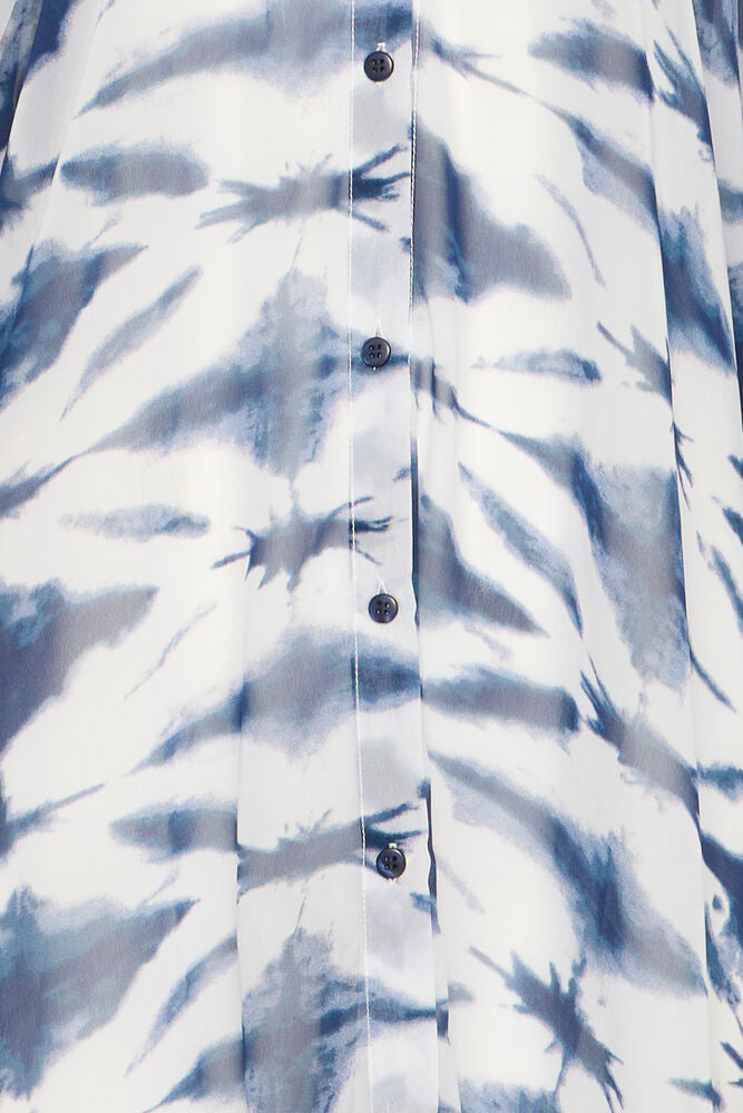 Fransa Natala Kafan - Neuvean Navy Tie Dye