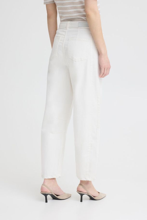 ICHI Ziggy Barrell Jeans - Blanc de Blanc