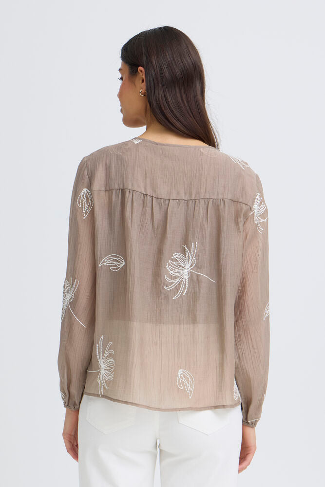 Fransa Wina Shirt - Mountain Trail