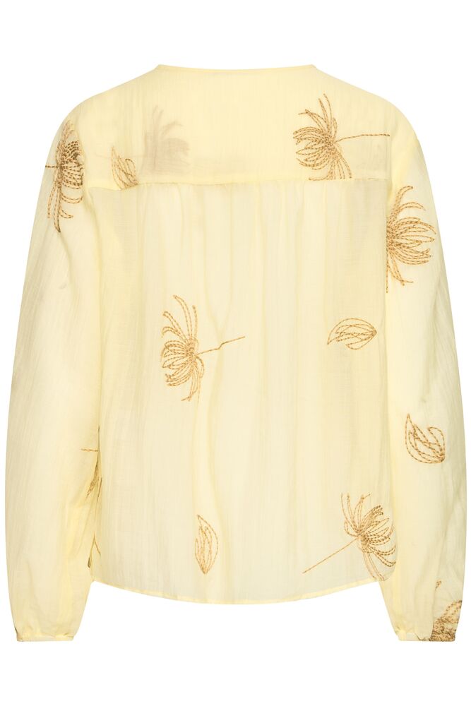 Fransa Wina Shirt - Pastel Yellow