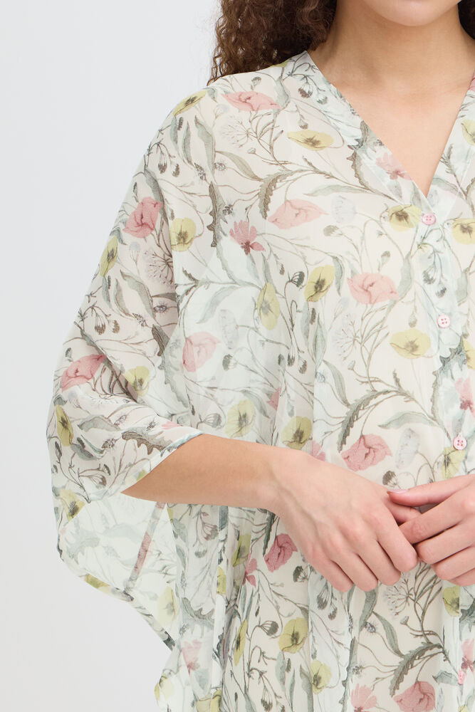 Fransa Natala Kaftan - Virtual Pink