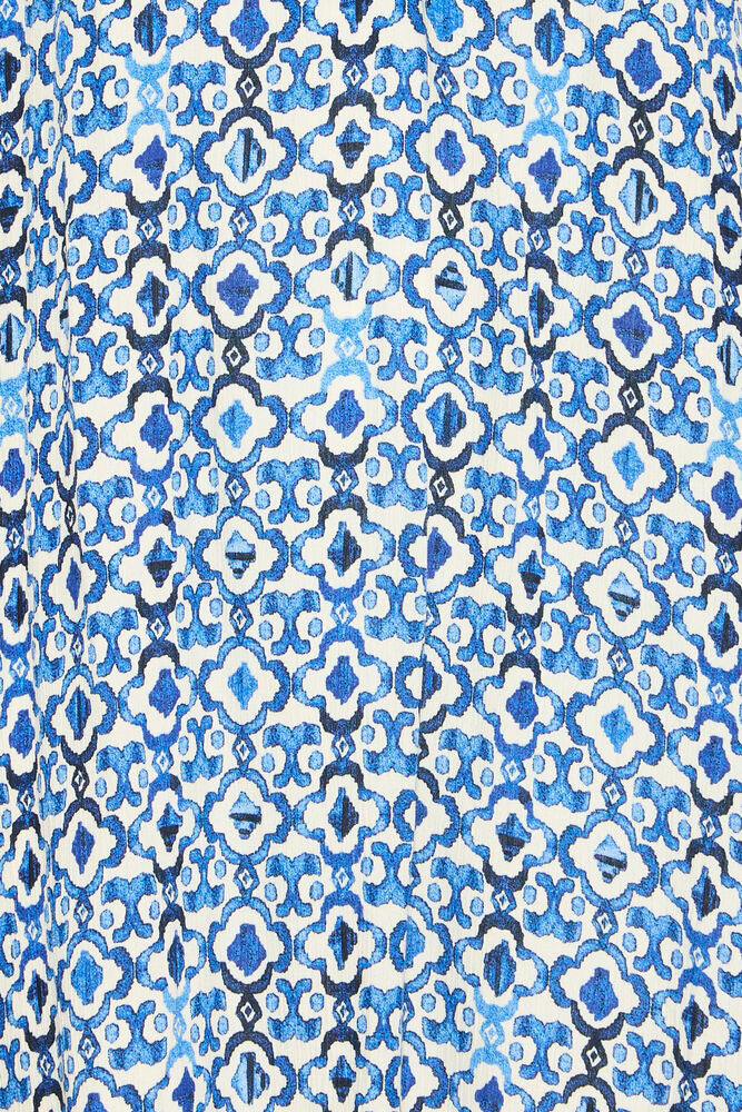ICHI Marrakech Dress - Blue