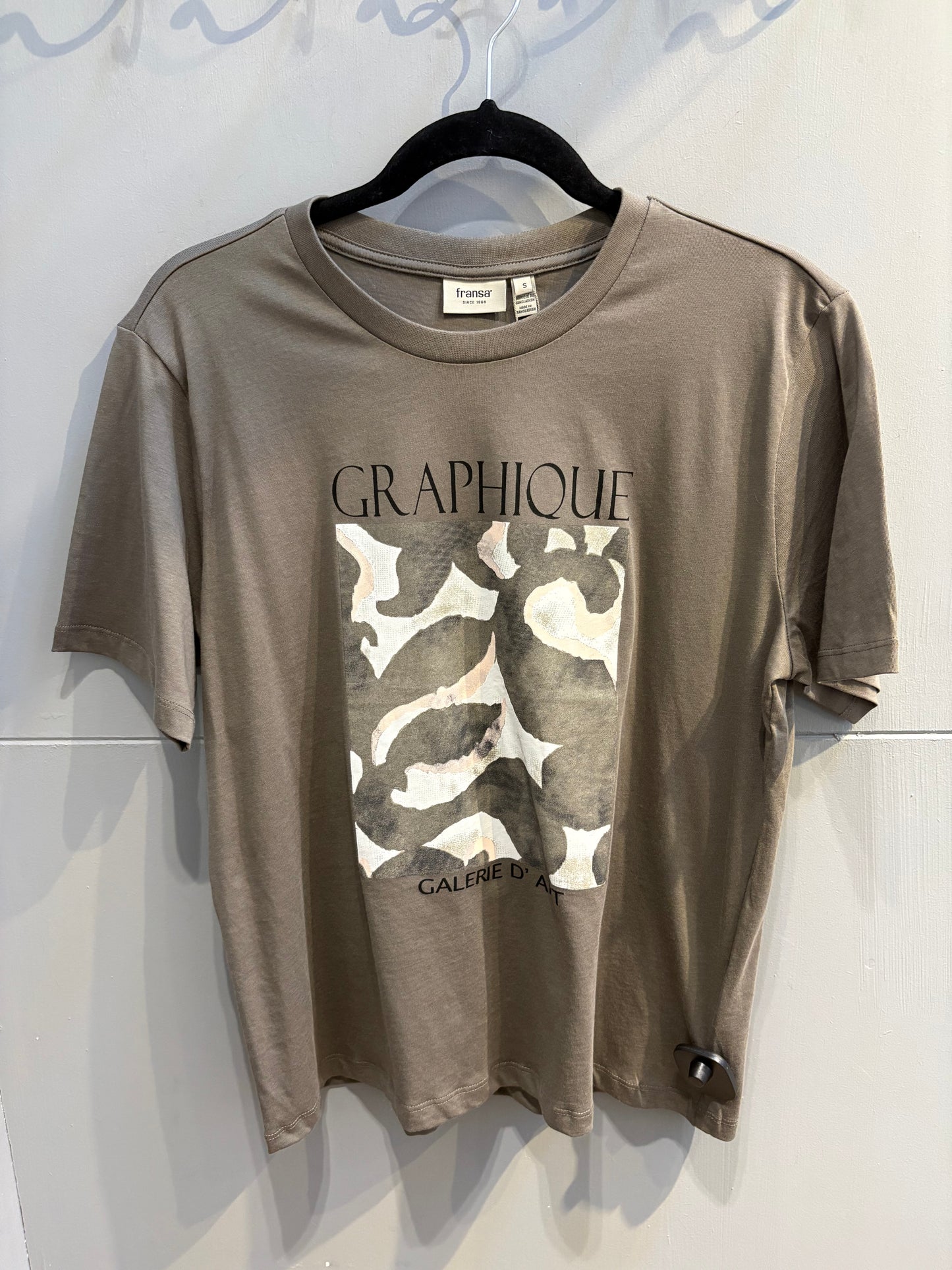 Fransa Wrenly Tee - Smokey Green