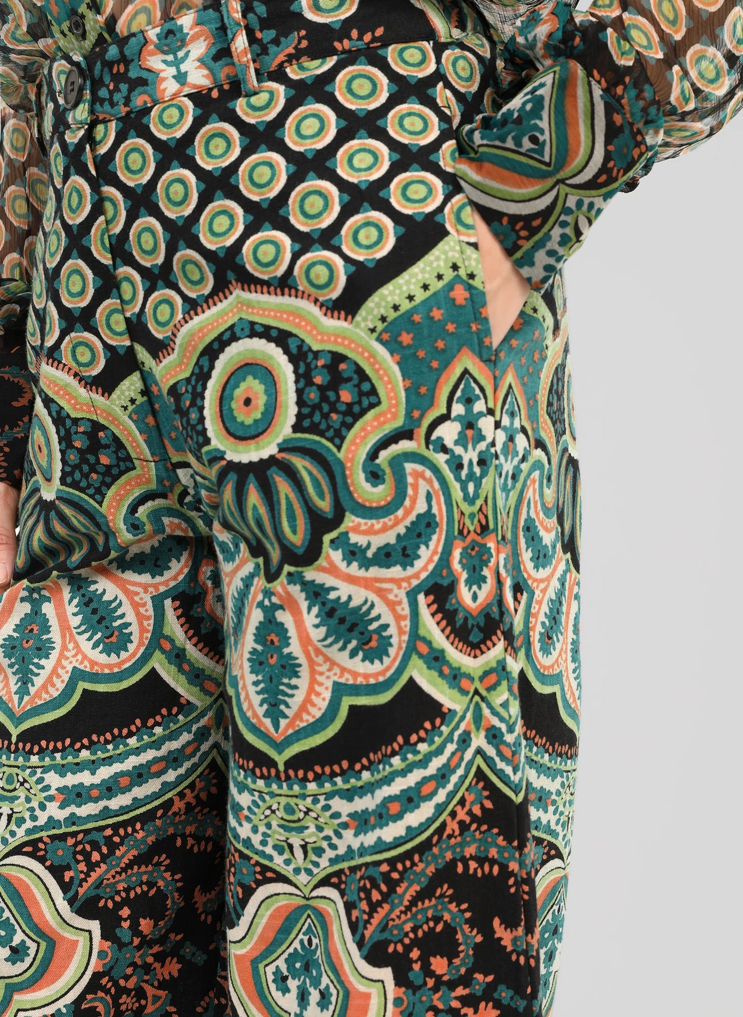 An’ge Rosela Pants - green