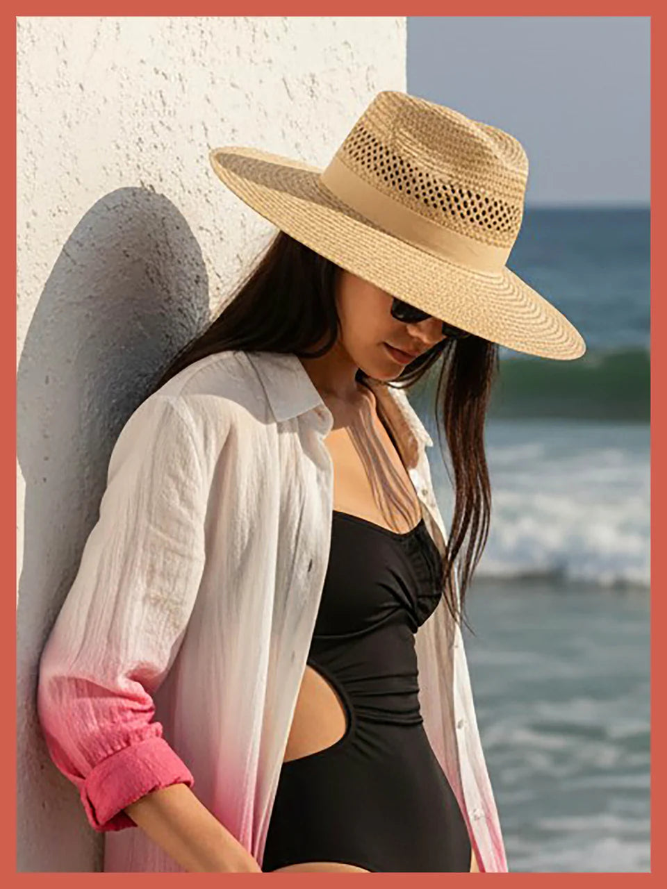 Nooki Beth Oversized Fedora Hat - Ivory
