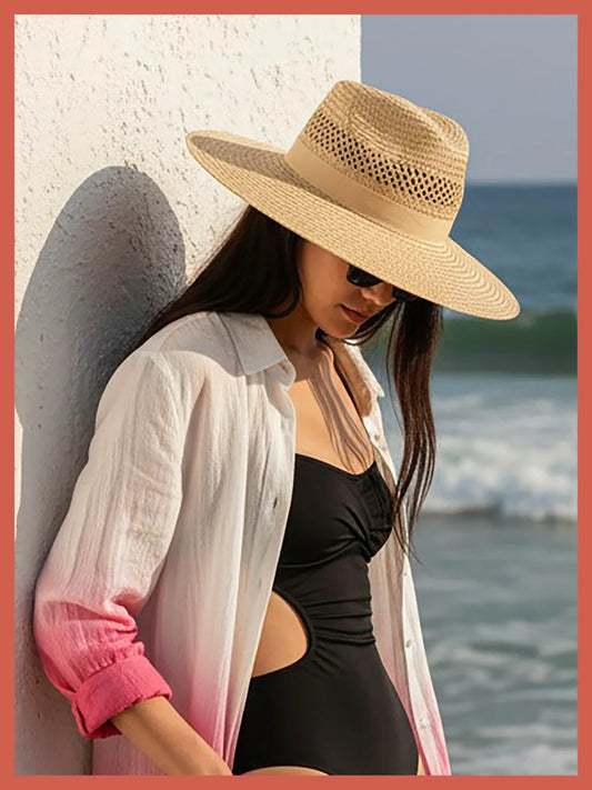 Nooki Beth Oversized Fedora Hat - Ivory