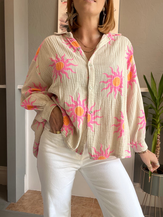 Sun shirt - nude