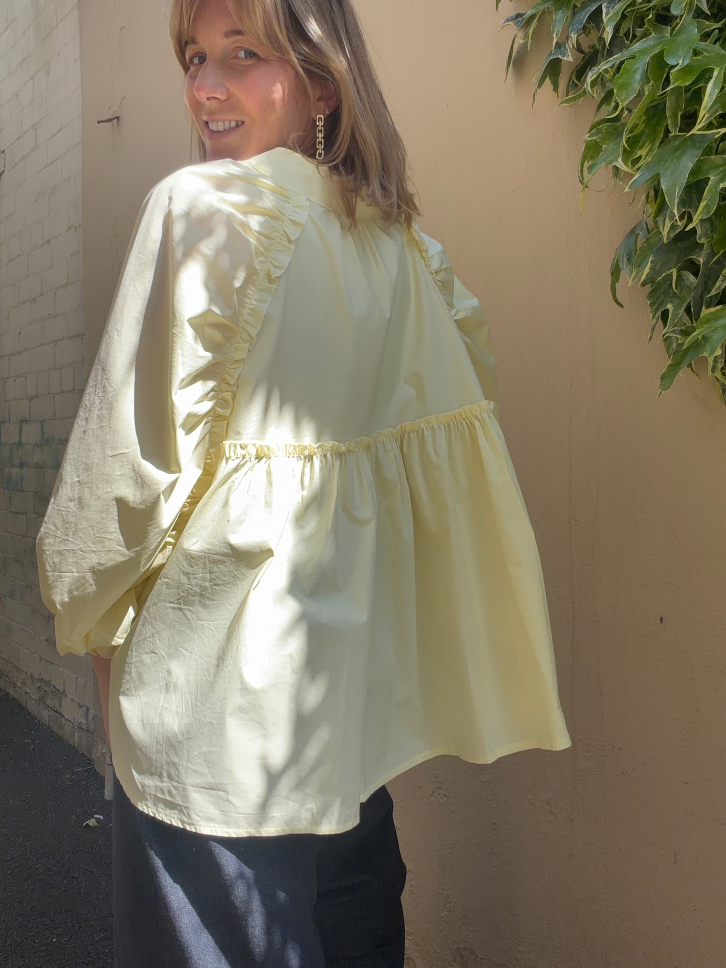 Marta Joelle Shirt - lemon