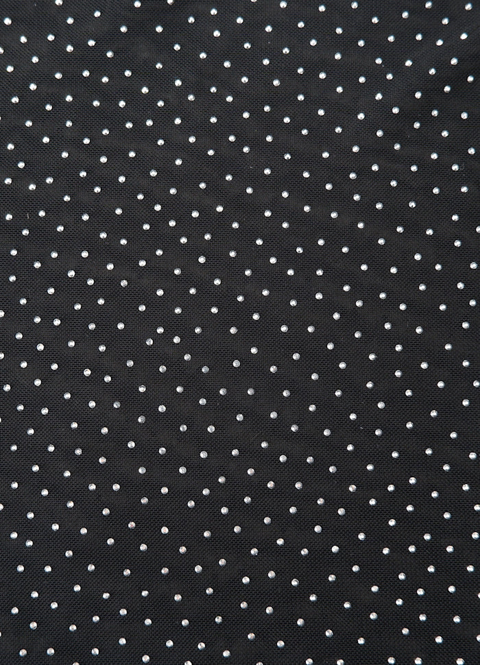 BC Alexis Rhinestone Top - black