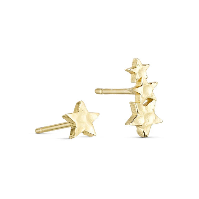 Pure by Nat Zoe Post Uneven Pair - Gold
