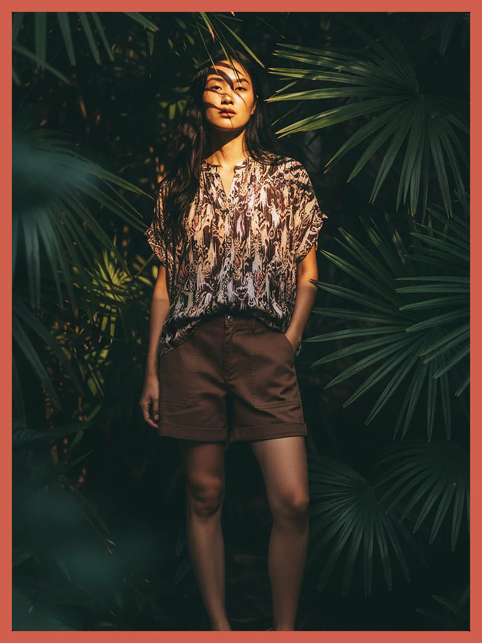 Nooki Carvell Summer Shorts - Chocolate