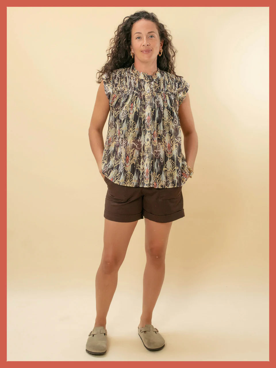 Nooki Carvell Summer Shorts - Chocolate