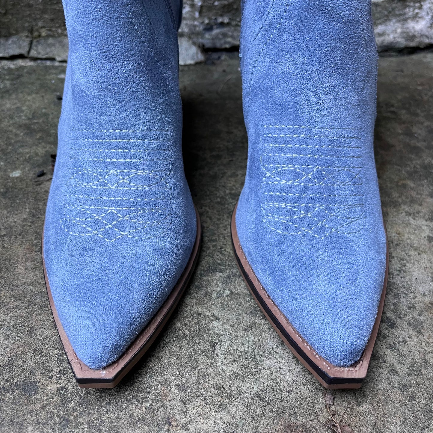 Western boots - blue