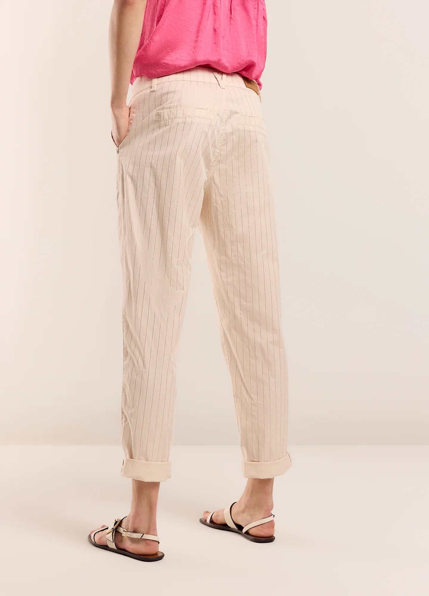 Summum Trousers with Metallic Stripe