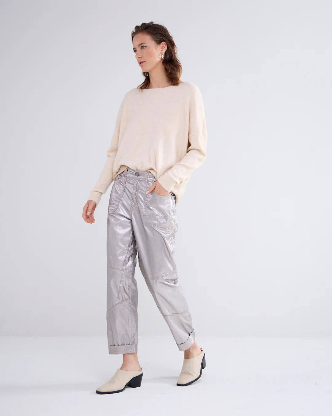 Summum Loose Foil Pants