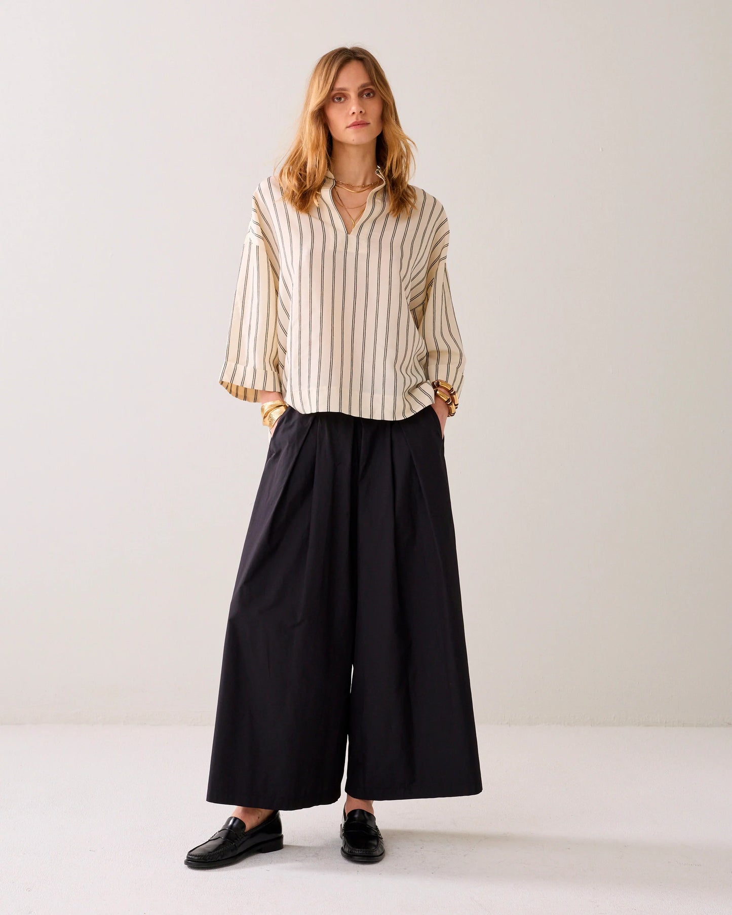 Summum Taffeta Culottes - Black