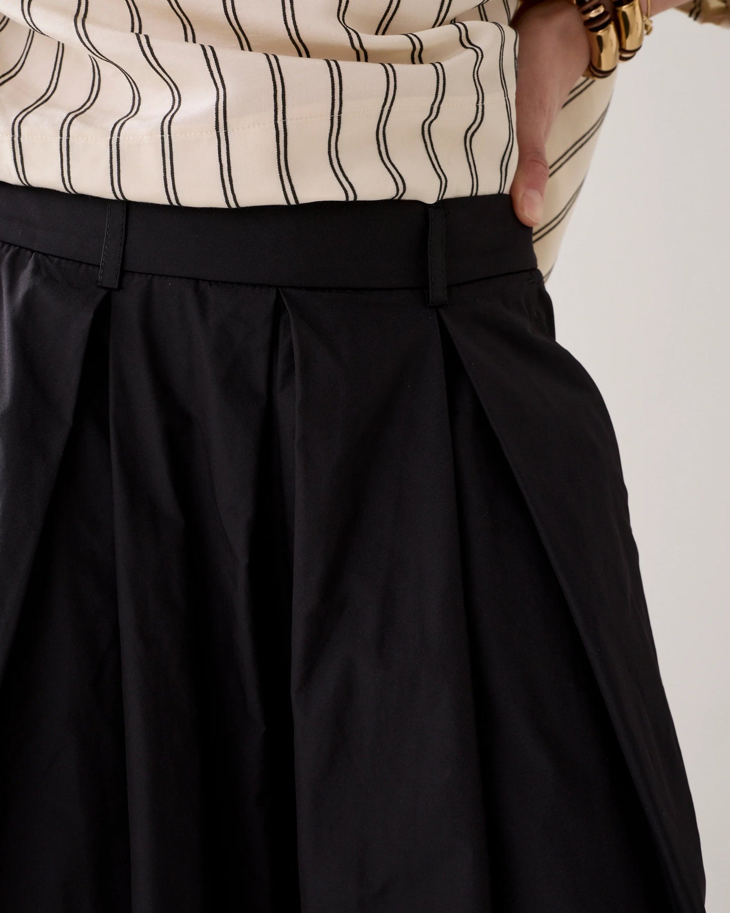 Summum Taffeta Culottes - Black