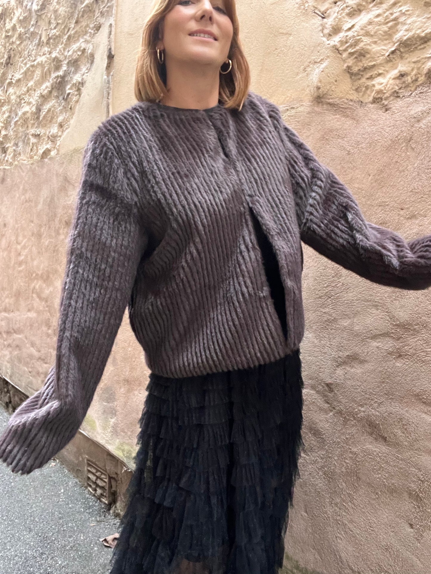 ICHI Cikora Jacket - Shale