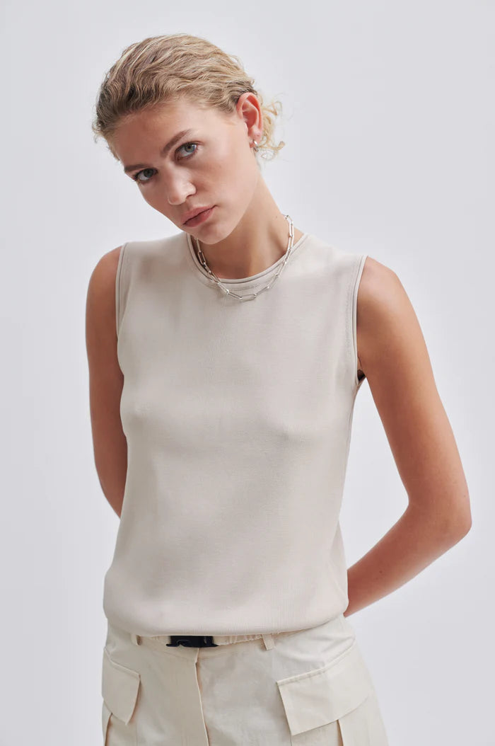 Second Female Wilda Knit Top - French Oak