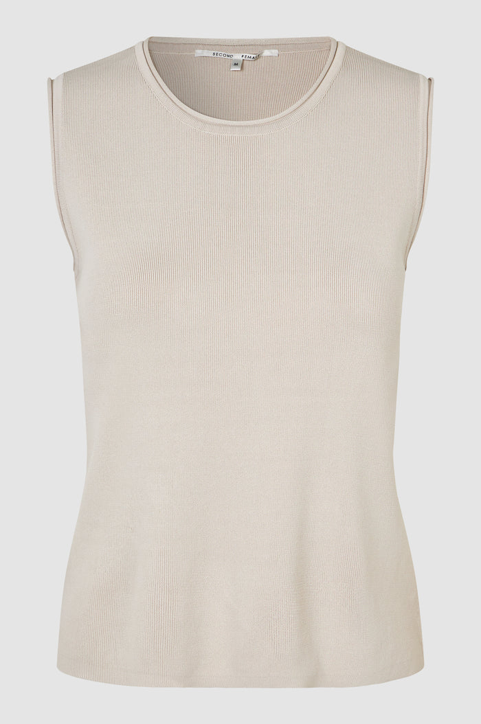 Second Female Wilda Knit Top - French Oak