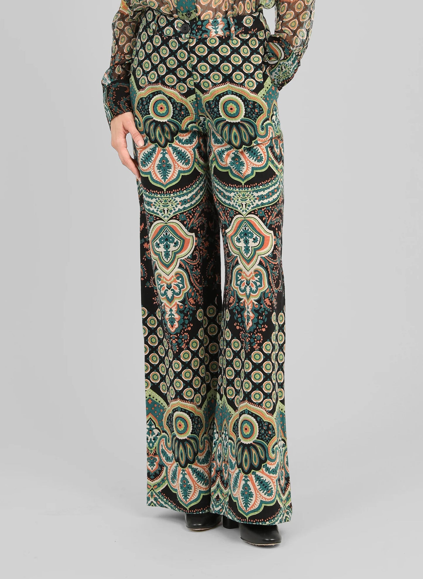 An’ge Rosela Pants - green