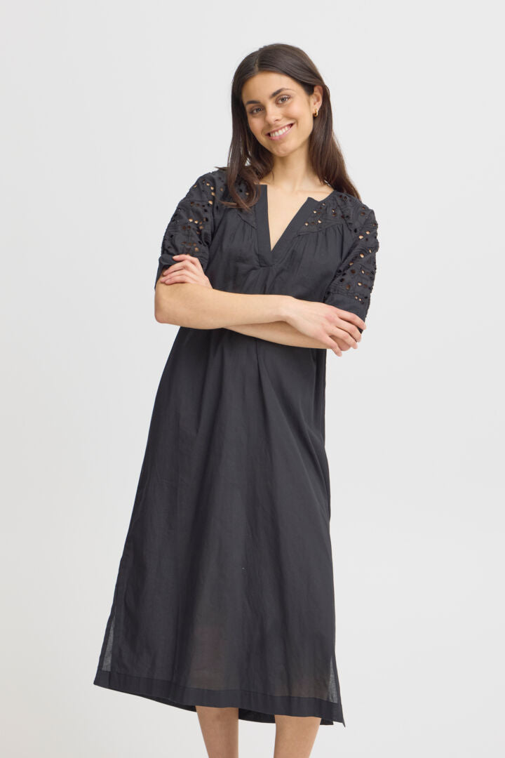 Fransa Angela Dress - black