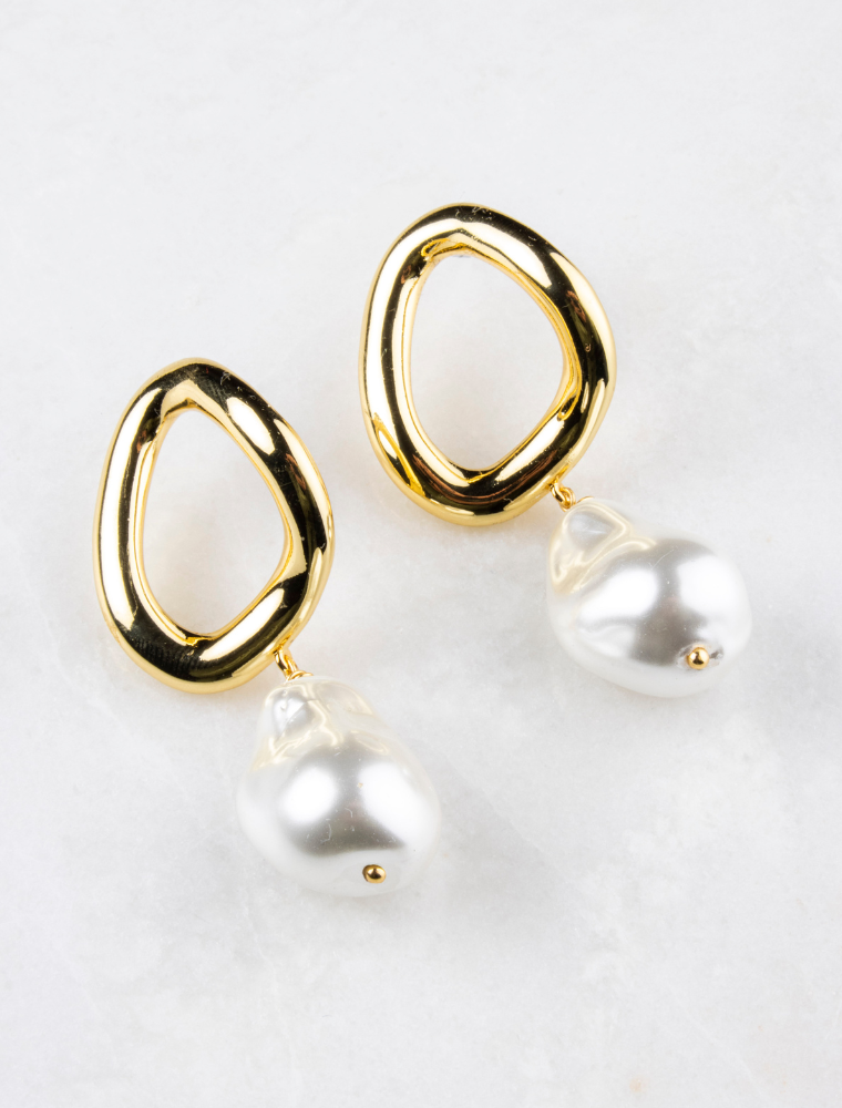 Elishia Drop Earrings - gold
