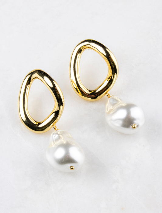 Elishia Drop Earrings - gold