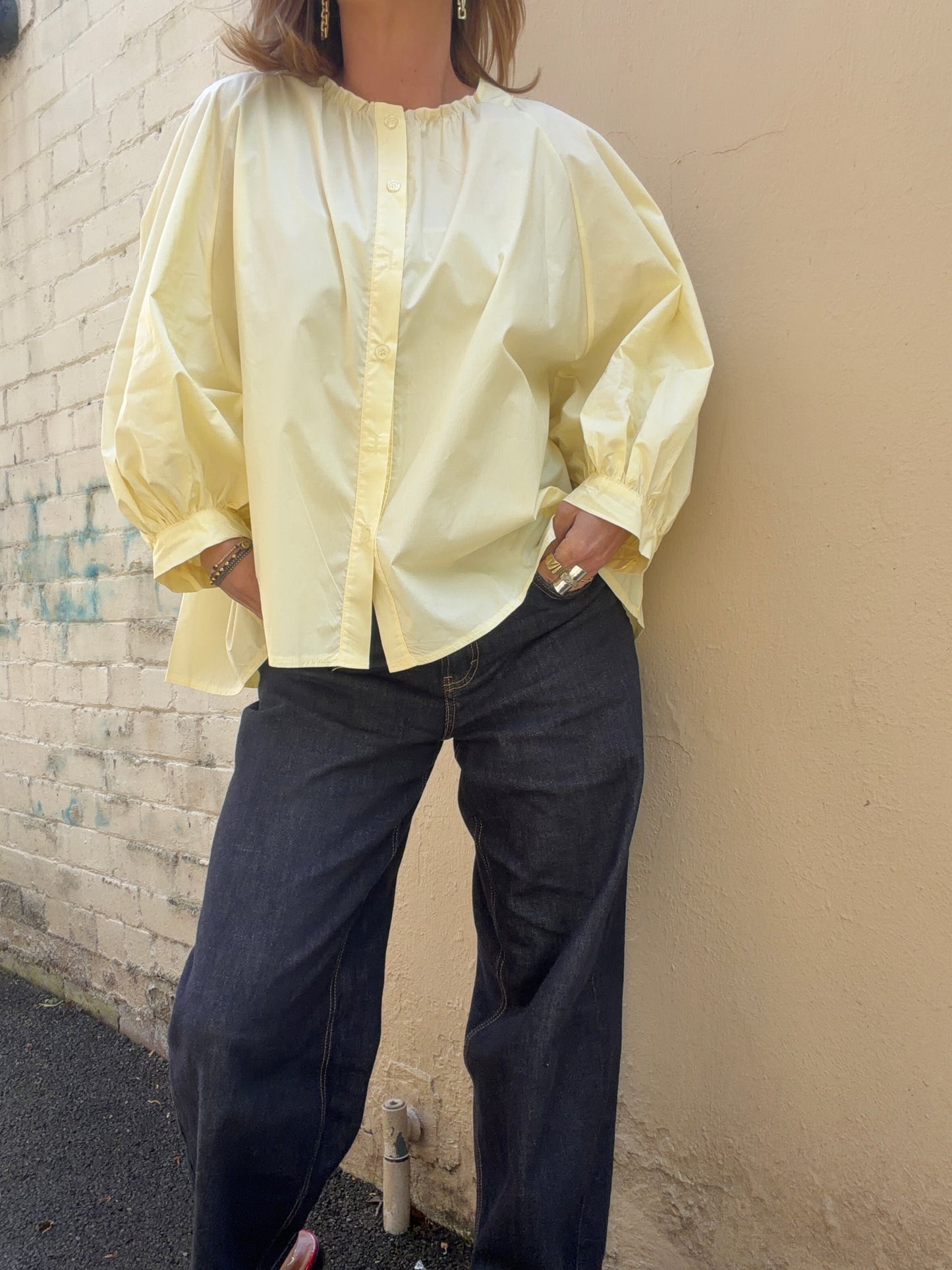 Marta Joelle Shirt - lemon