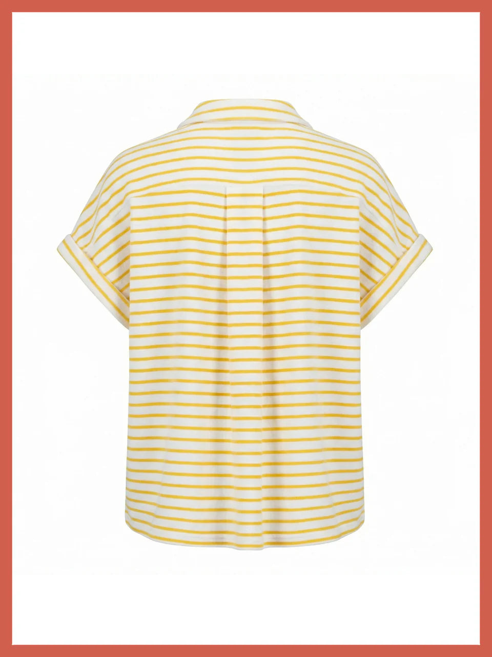Nooki Caspian Towelling Stripe Blouse - Yellow