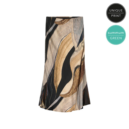 Summum maxi skirt - brown print