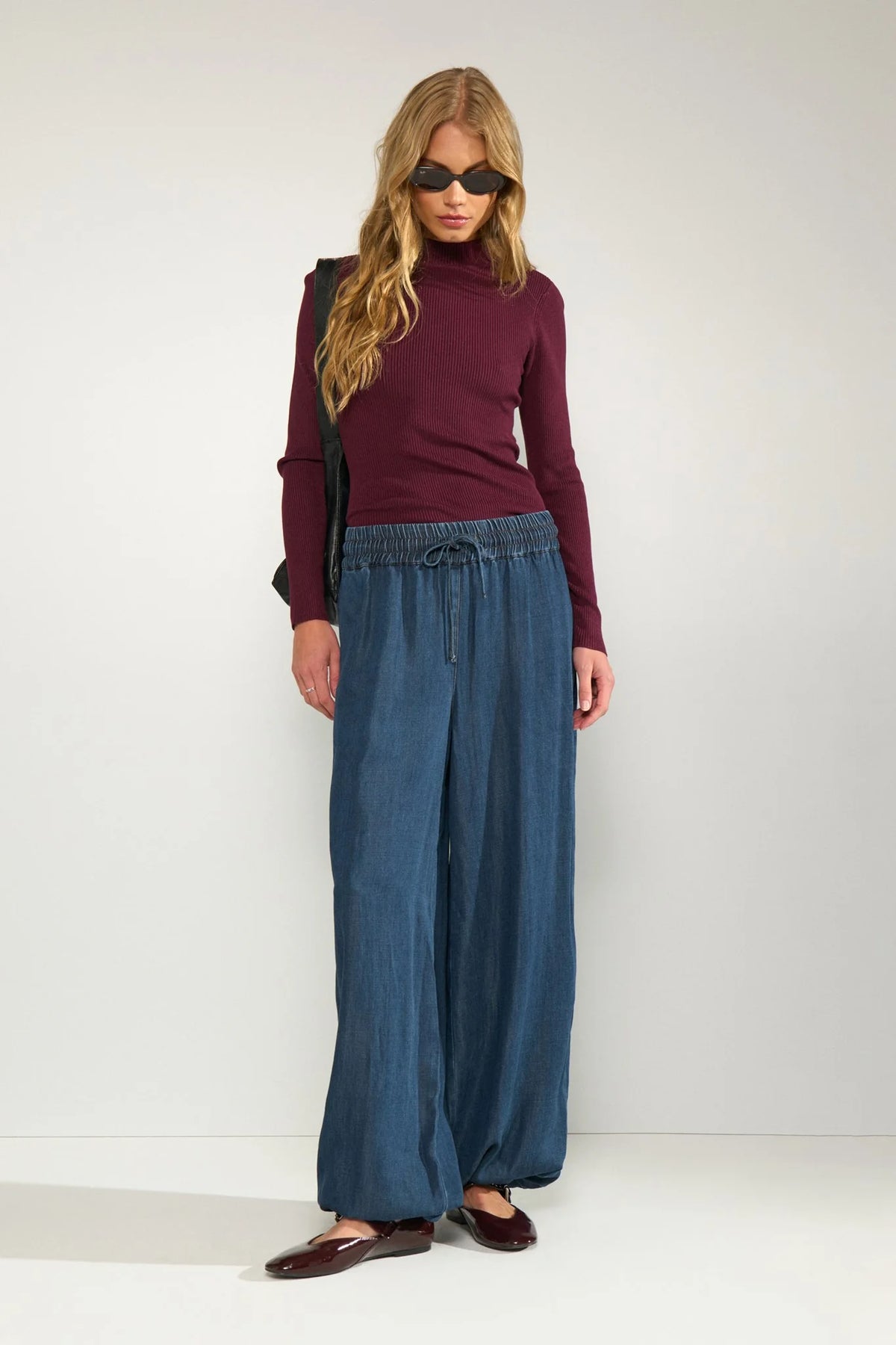 Numph Bia Long Sleeve Pullover - Fig