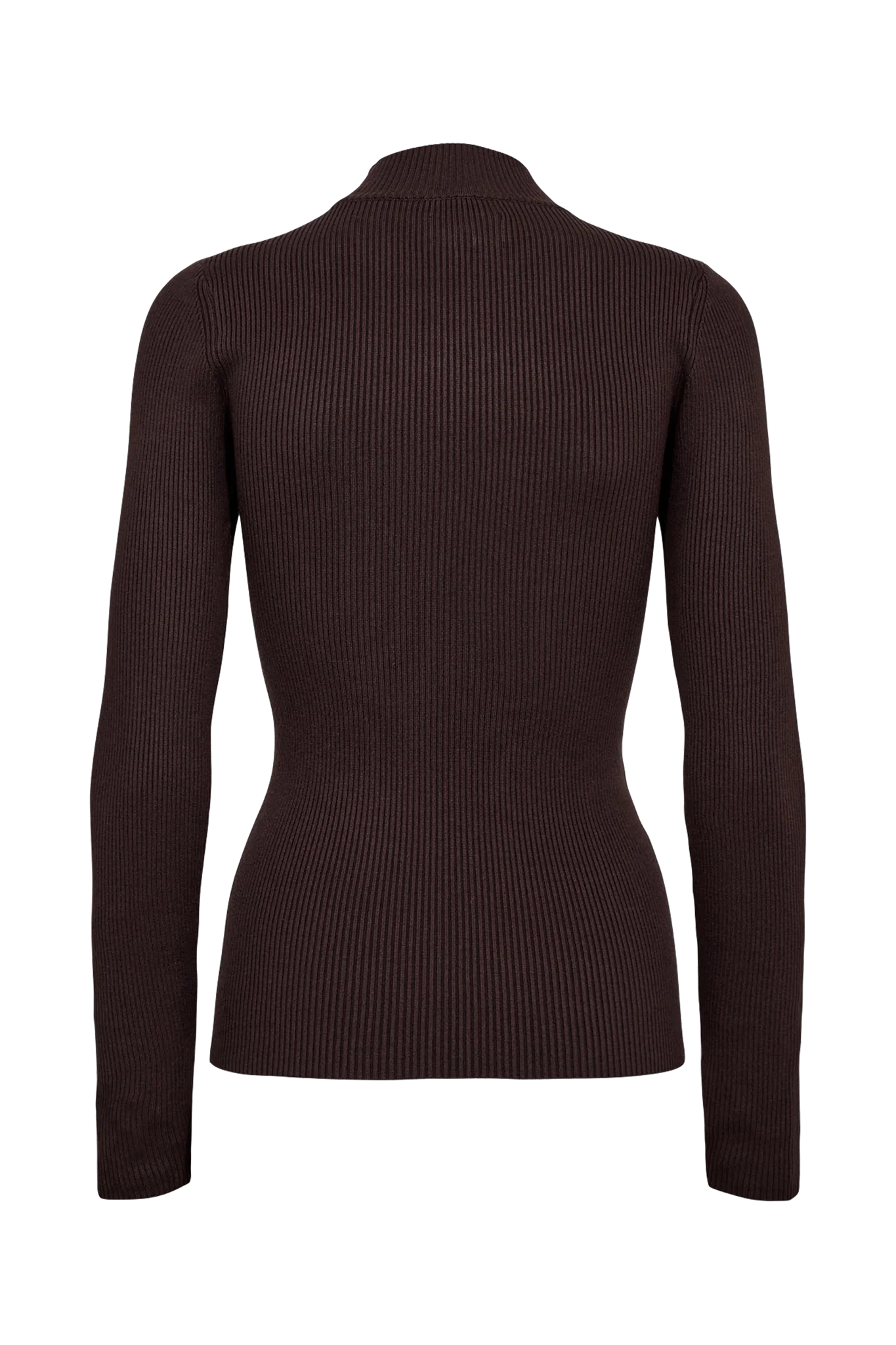 Numph Bia Long Sleeve Pullover - Black Coffee