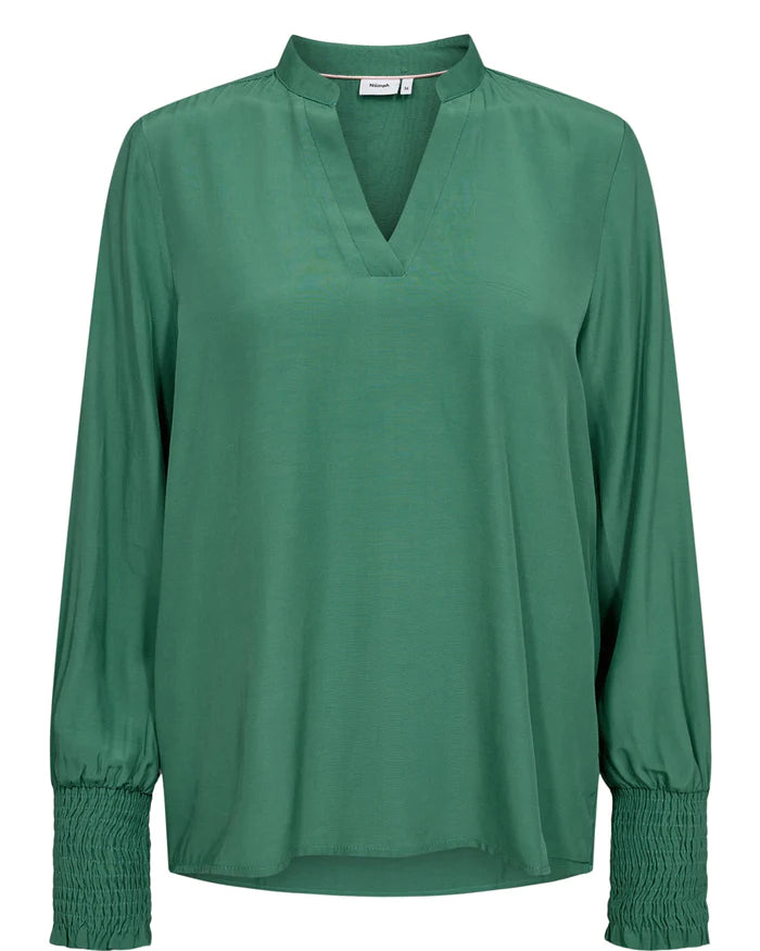 Numph Softy New Blouse - Pine Green