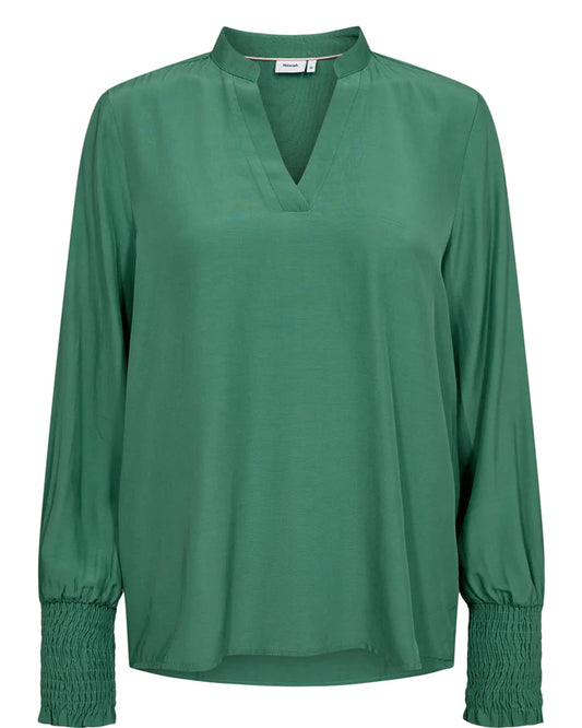 Numph Softy New Blouse - Pine Green