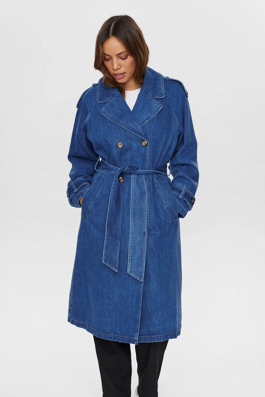 Numph Demina Coat - denim