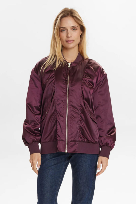 Numph Fria Oversized Bomber Jacket
