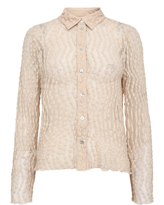 Numph Turi Shirt - Taupe Grey