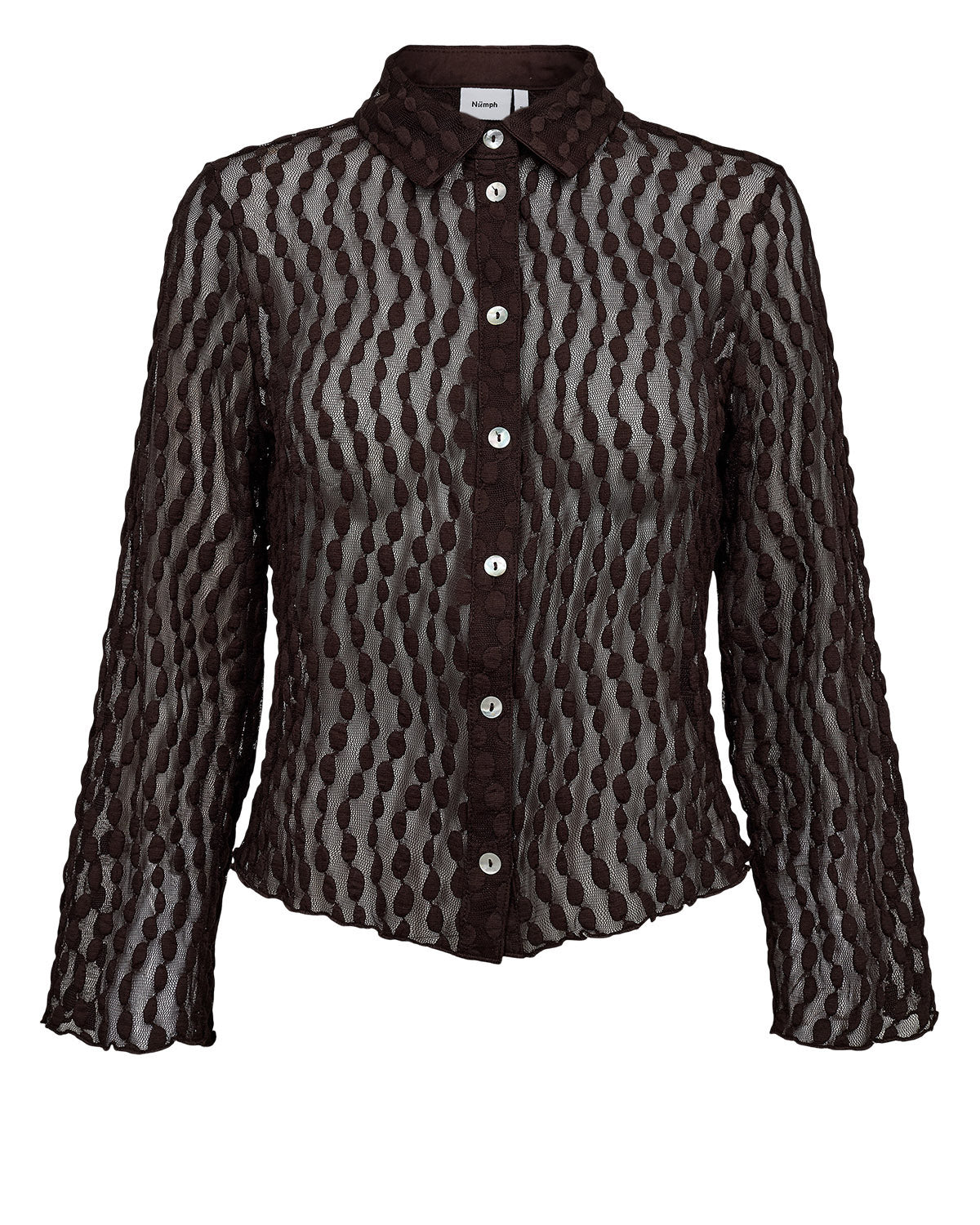 Numph Turi Shirt - Black Coffee
