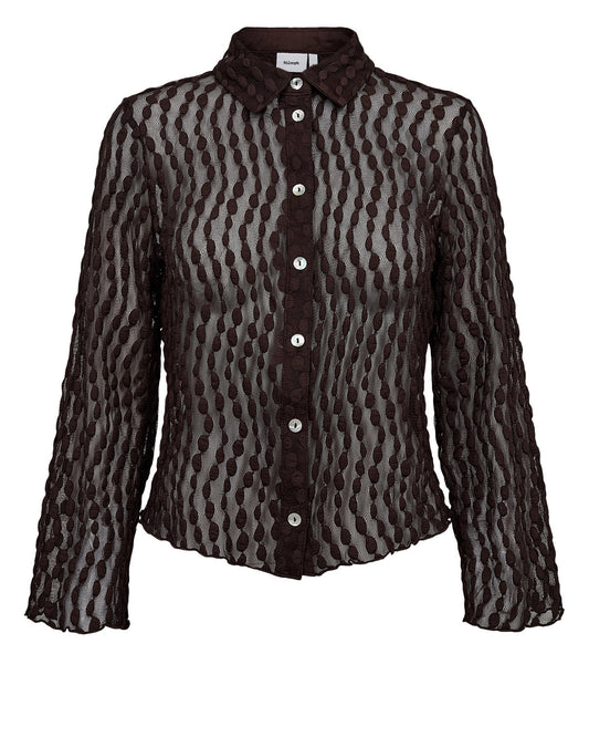 Numph Turi Shirt - Black Coffee