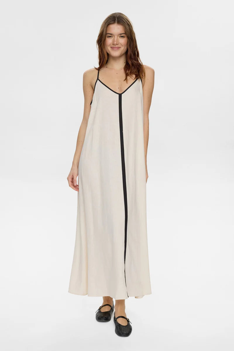 Numph Alani Dress - Whitecap Gray
