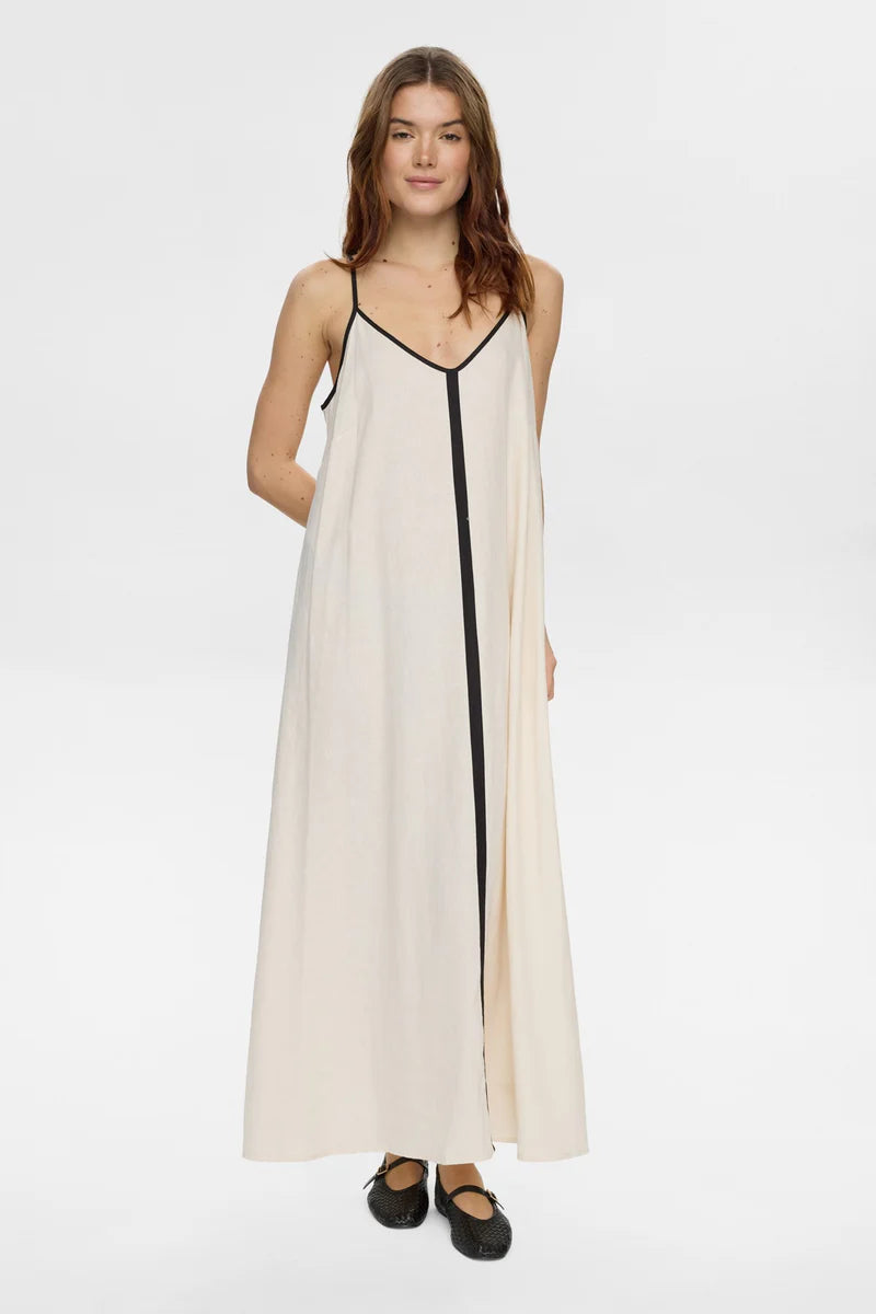 Numph Alani Dress - Whitecap Gray