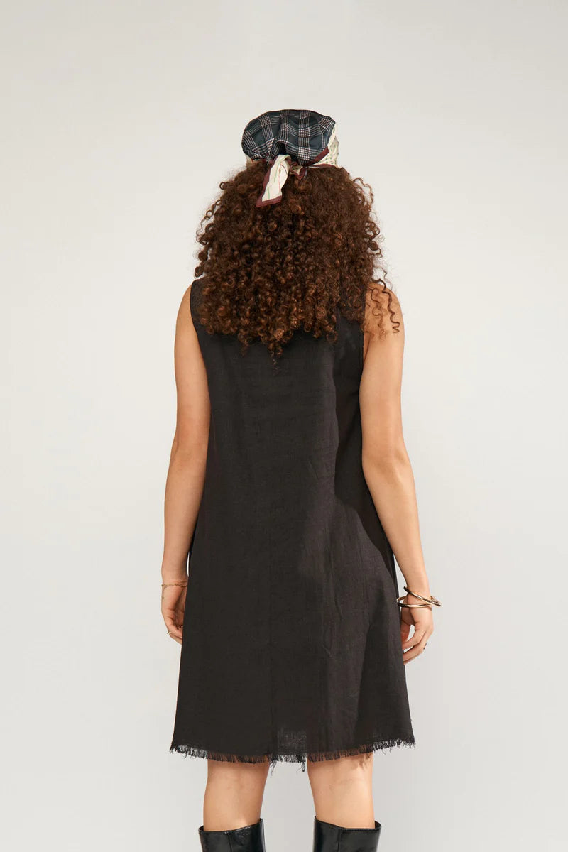 Numph Alani Short Dress - Black