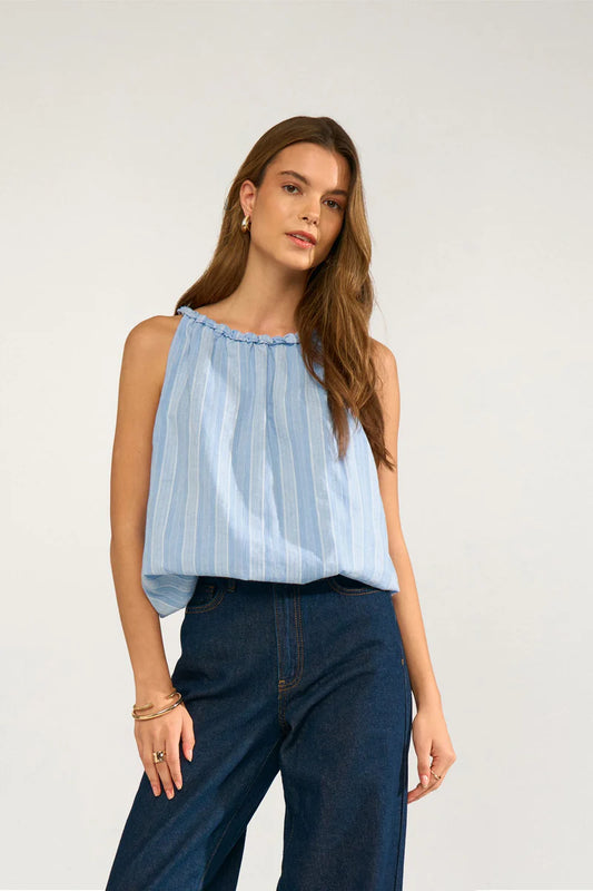 Numph Cerena Top - Placid Blue