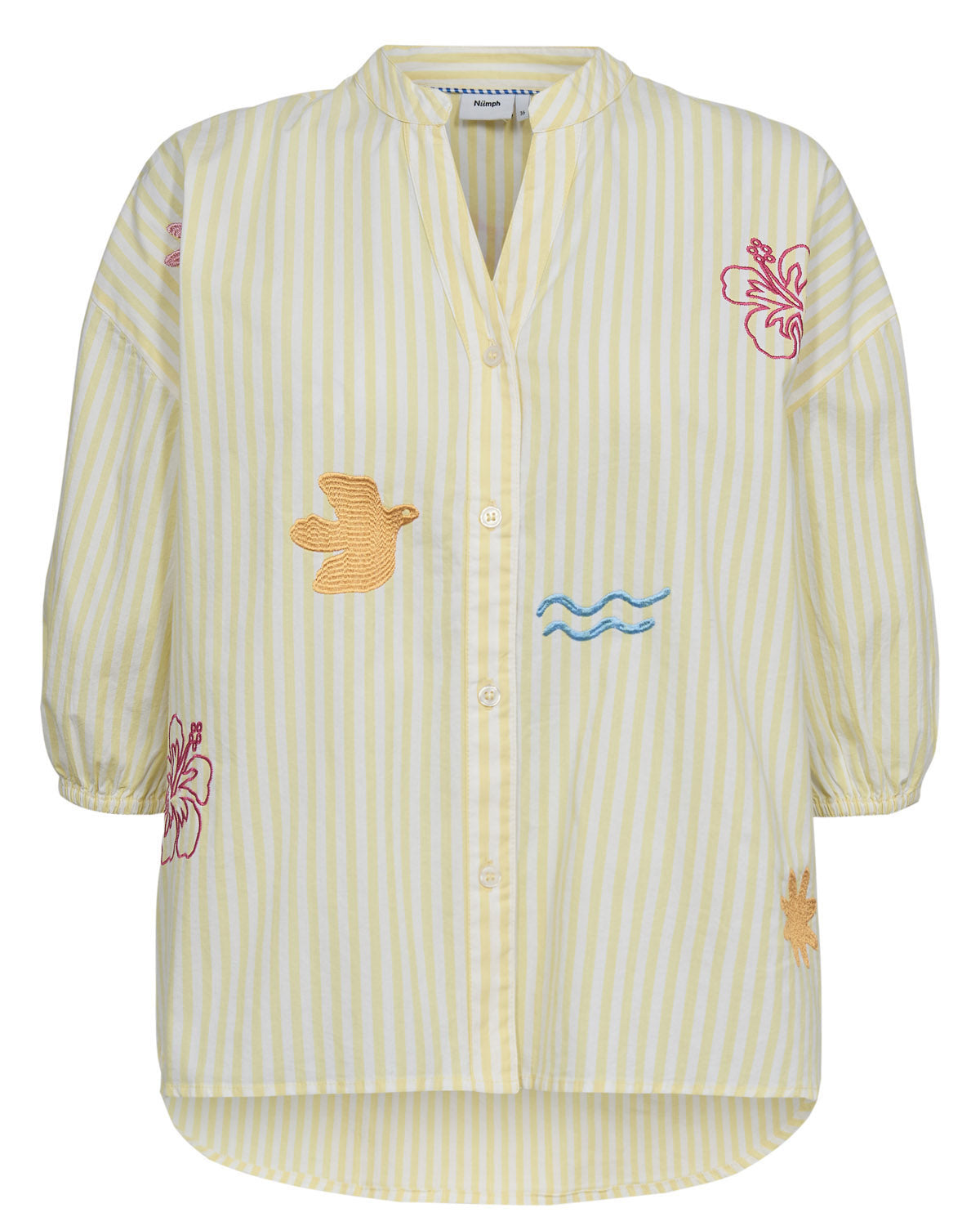 Numph Seanne Shirt - Popcorn