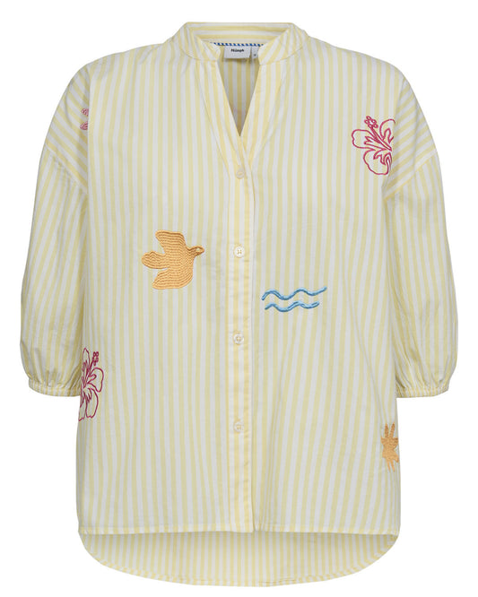 Numph Seanne Shirt - Popcorn
