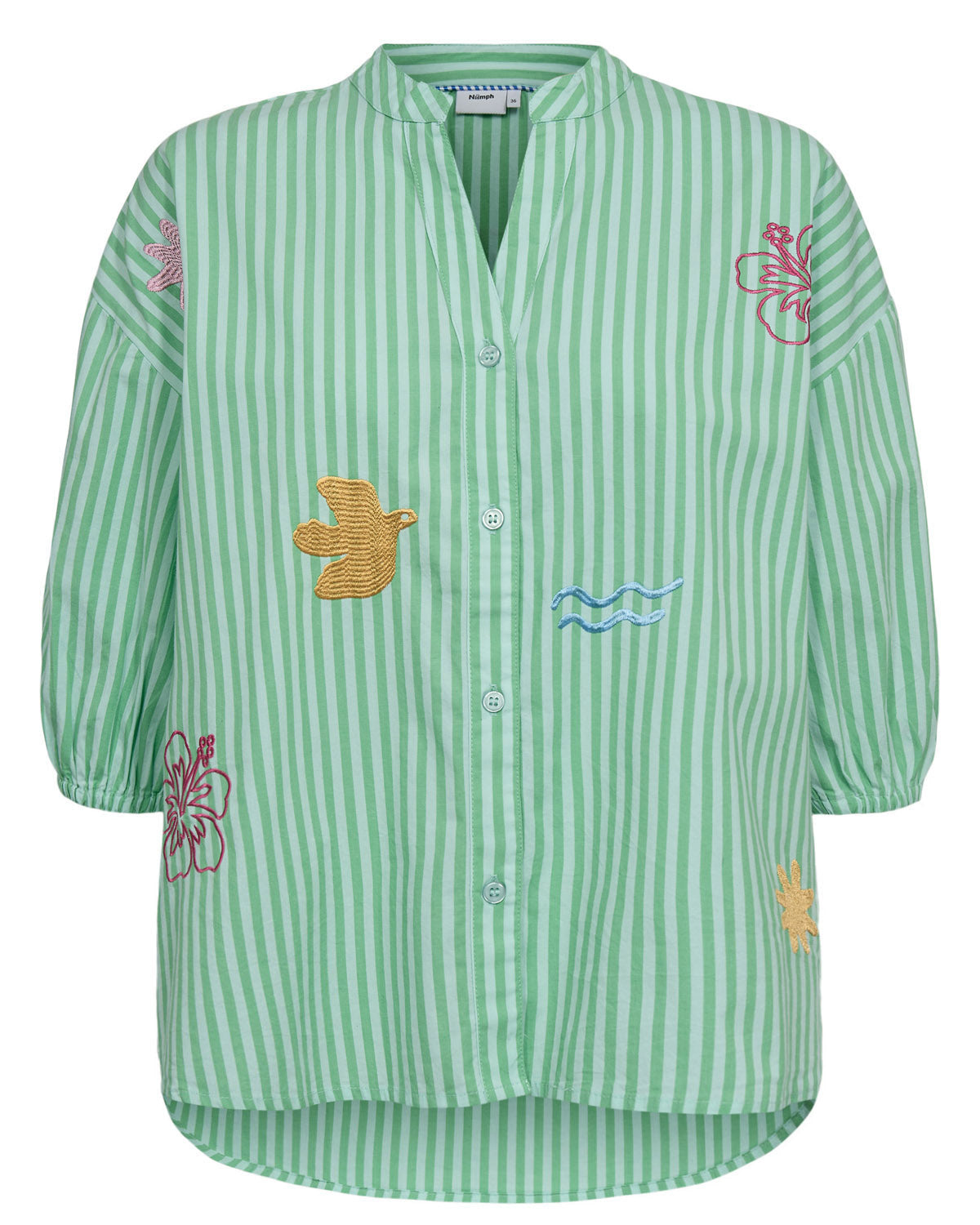 Numph Seanne Shirt - Absinthe Green